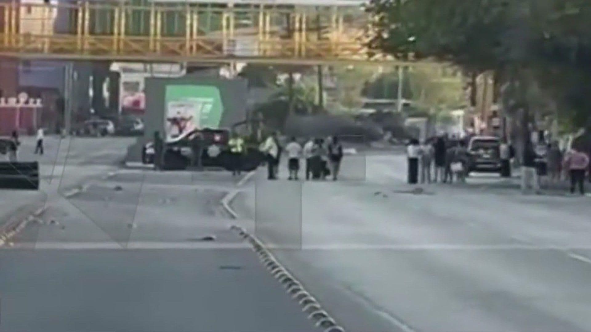Detienen a Dos Con Armas y Droga; Hay Cierres Viales en Colonia Industrial en Monterrey