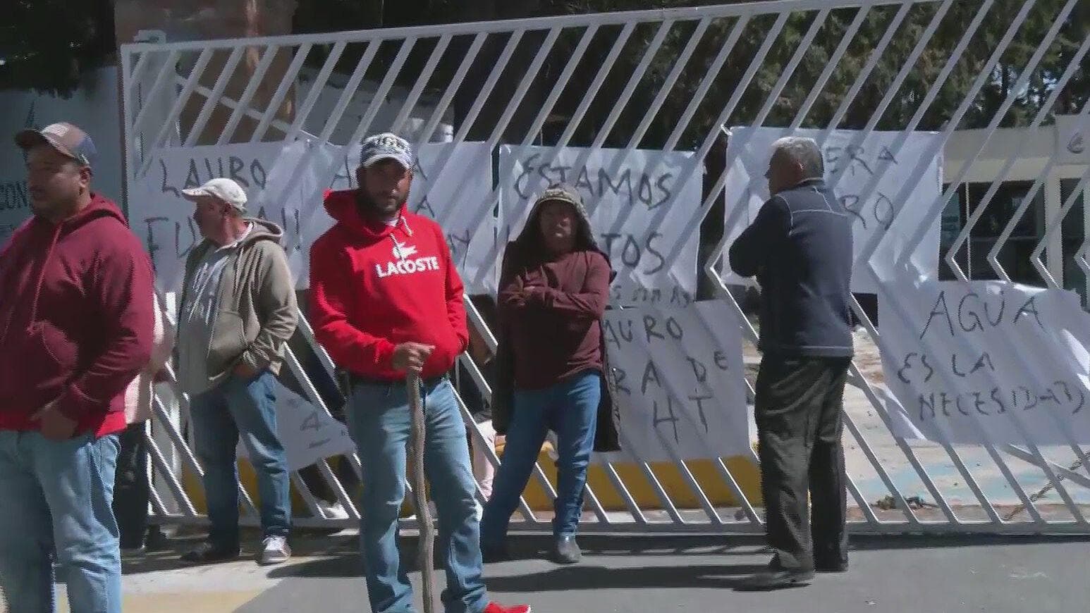 Habitantes de Acambay, Edomex, Protestan por Falta de Agua