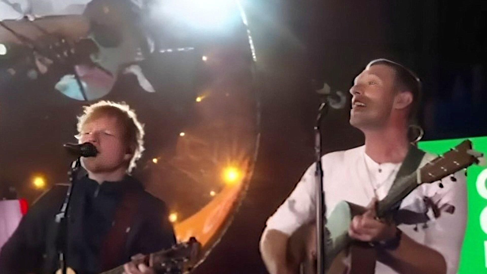 Chris Martin y Ed Sheeran Abren Concierto de Post Malone en Central Park en NY