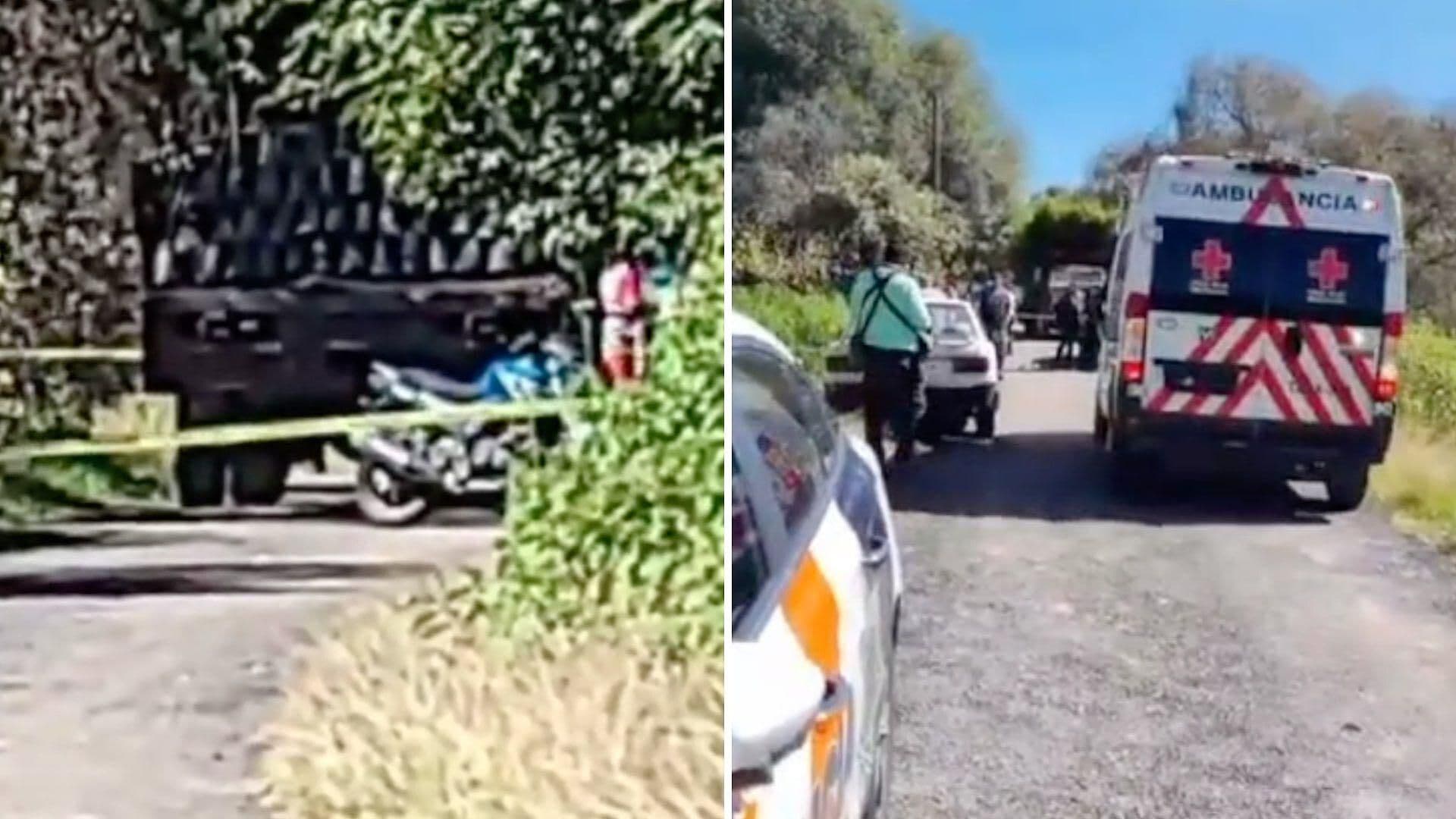 Joven Chocó con su Motocicleta contra un Camión y Falleció