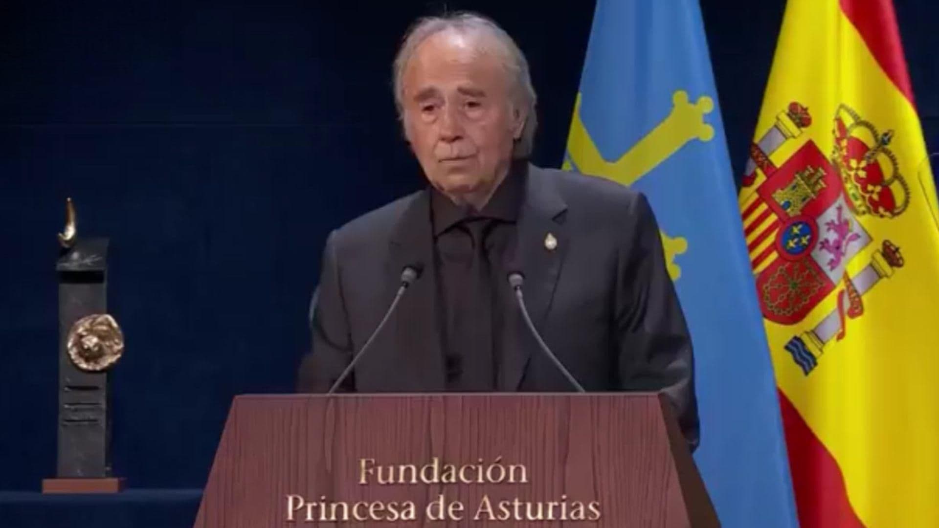 Joan Manuel Serrat Recibe Premio Princesa de Asturias