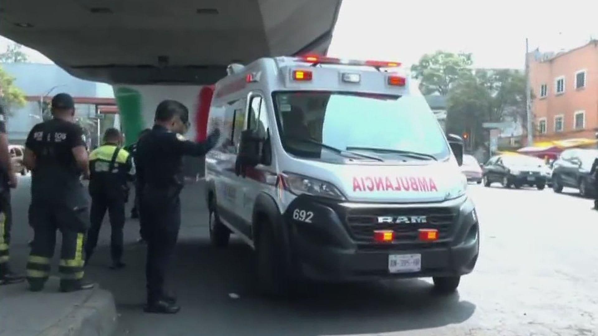 Atienden en CDMX a Policía Atropellado en Congreso de la Unión