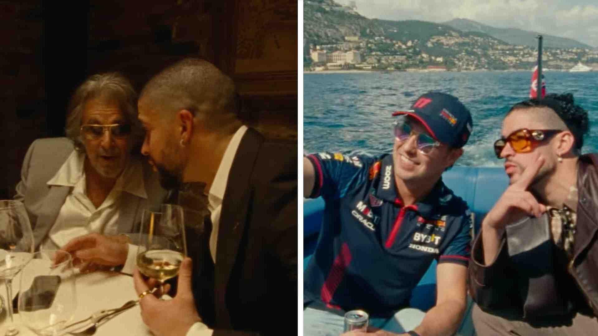 ¡Qué Bendición! Bad Bunny, Al Pacino y Checo Pérez Estrenan Videoclip Juntos