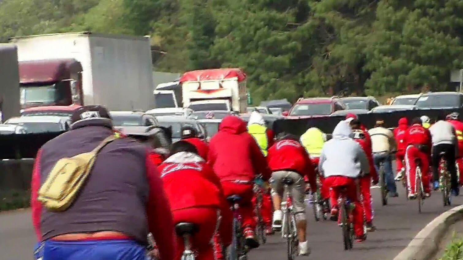 Peregrinación Ciclista Recorrió 152 Kilómetros de Acambay a la Basílica de Guadalupe