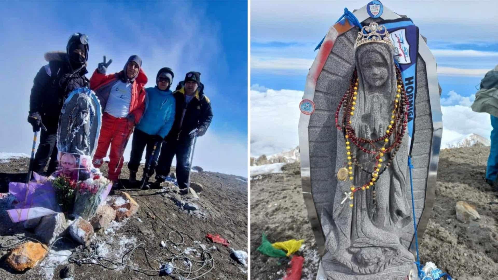 Peregrinos Hacen Cumbre en el Citlaltépetl en Honor a la Virgen