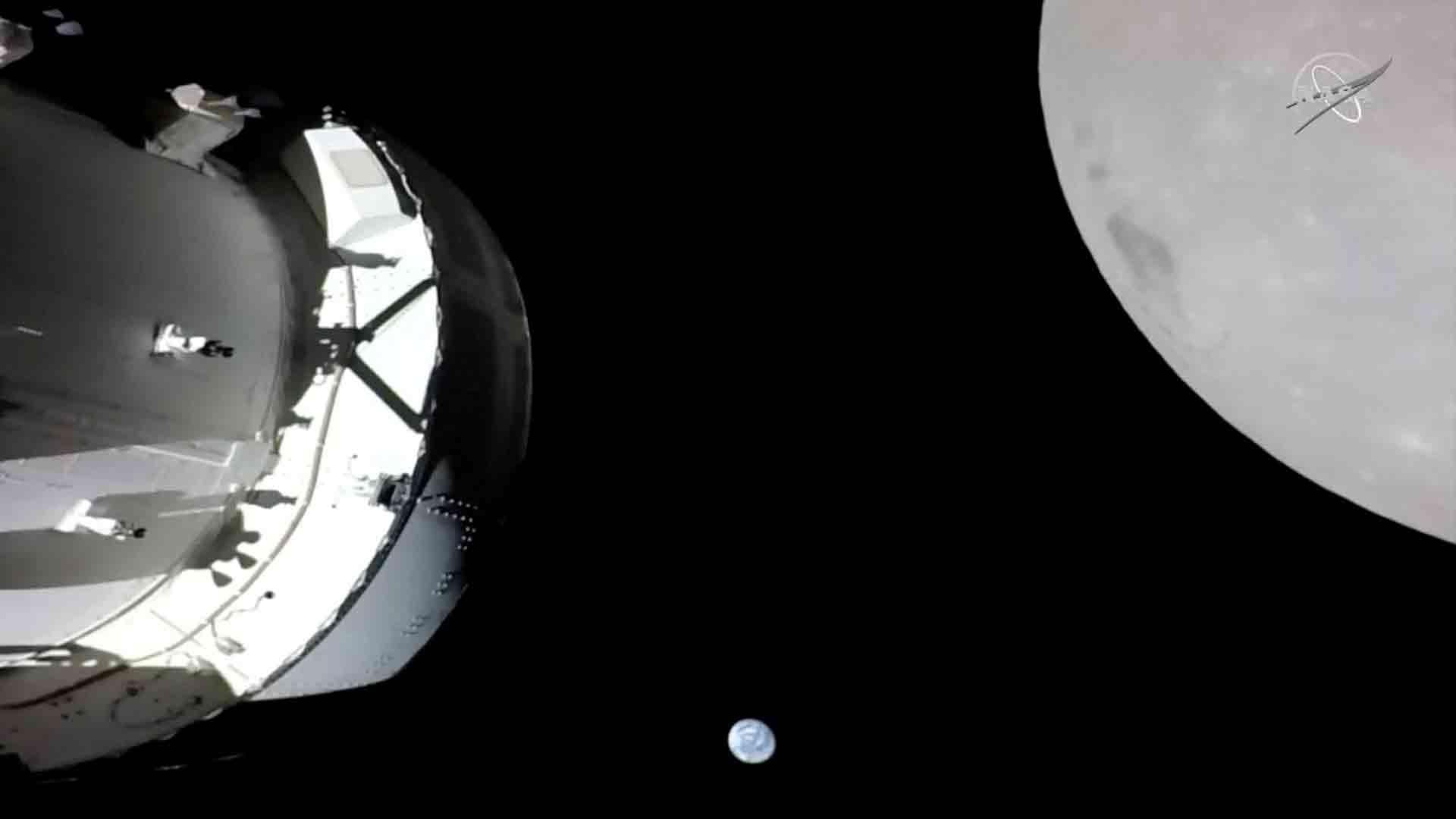 NASA Capta Fotografía de la Tierra y la Luna