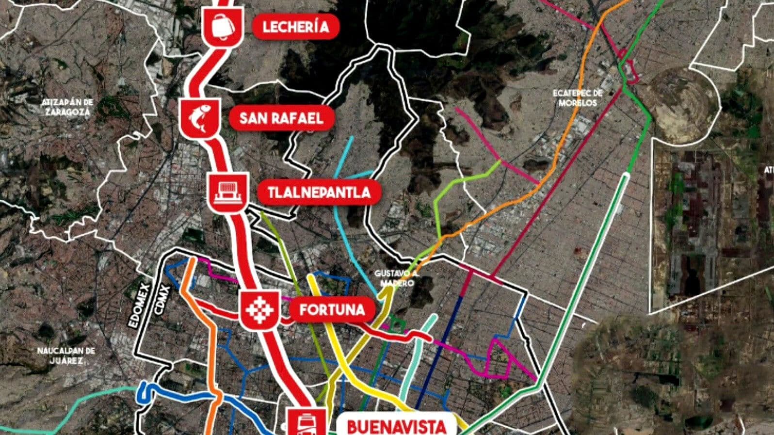 Mapa del Tren Suburbano Ruta Buenavista-AIFA: Estaciones, Precio y Tiempo de Recorrido