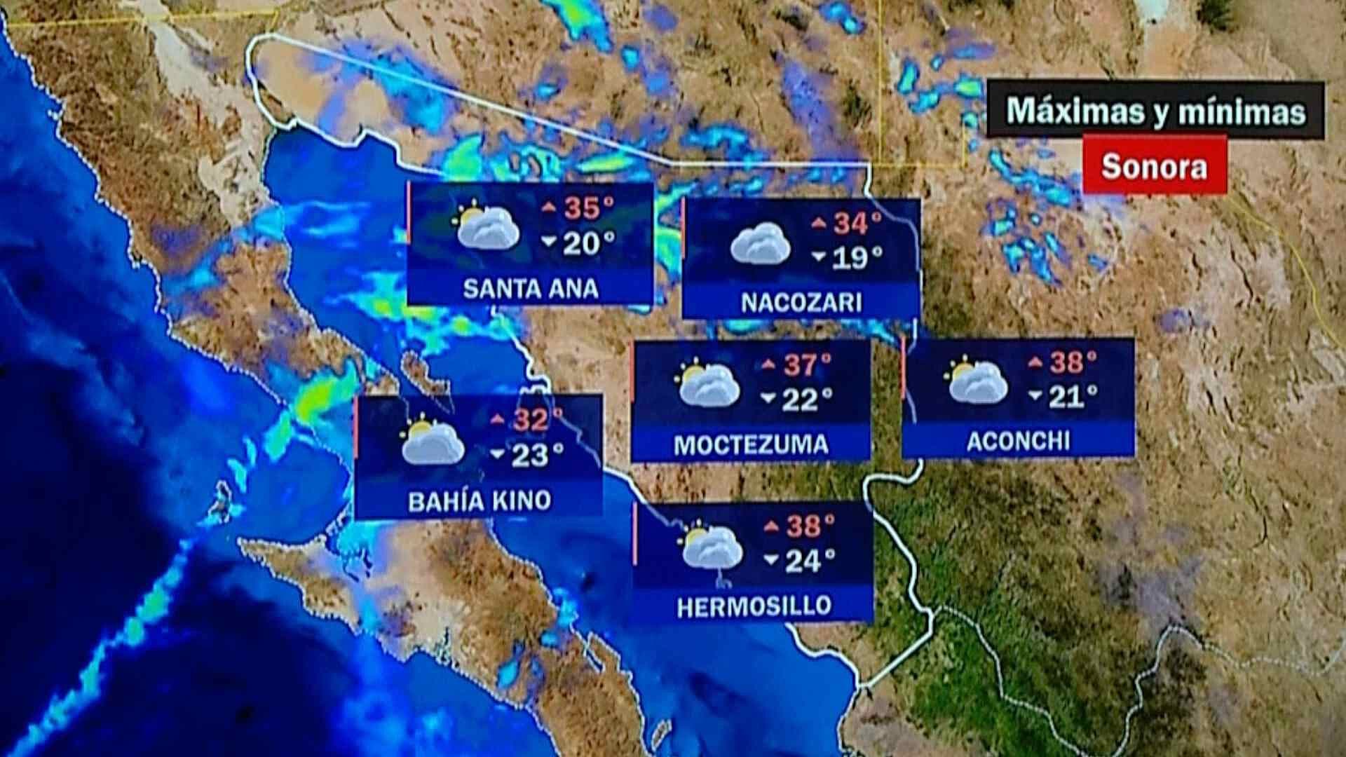 Clima en Sonora: Pronóstico de Hoy Miércoles 13 de Mayo del 2026