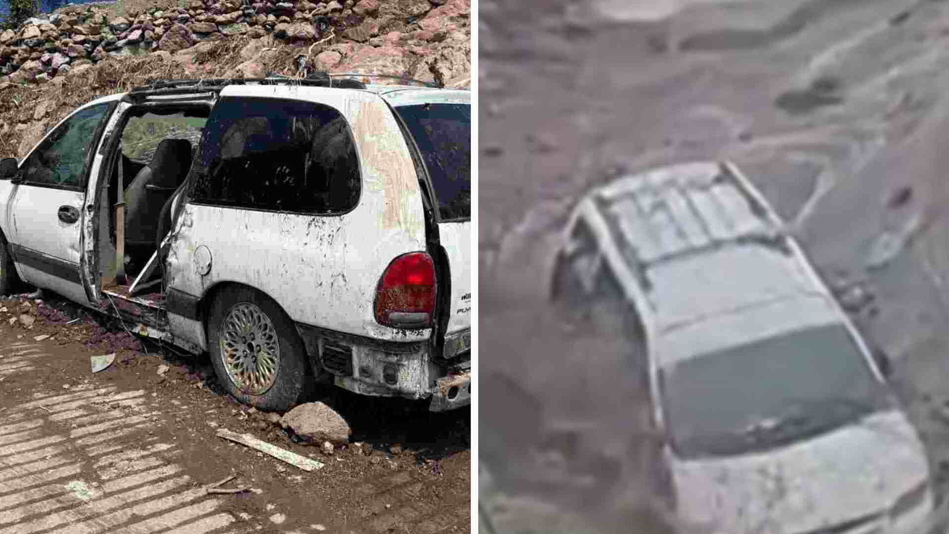 VIDEO: Intensa Lluvia Arrastra Camioneta a un Barranco en Tlalnepantla, Edomex