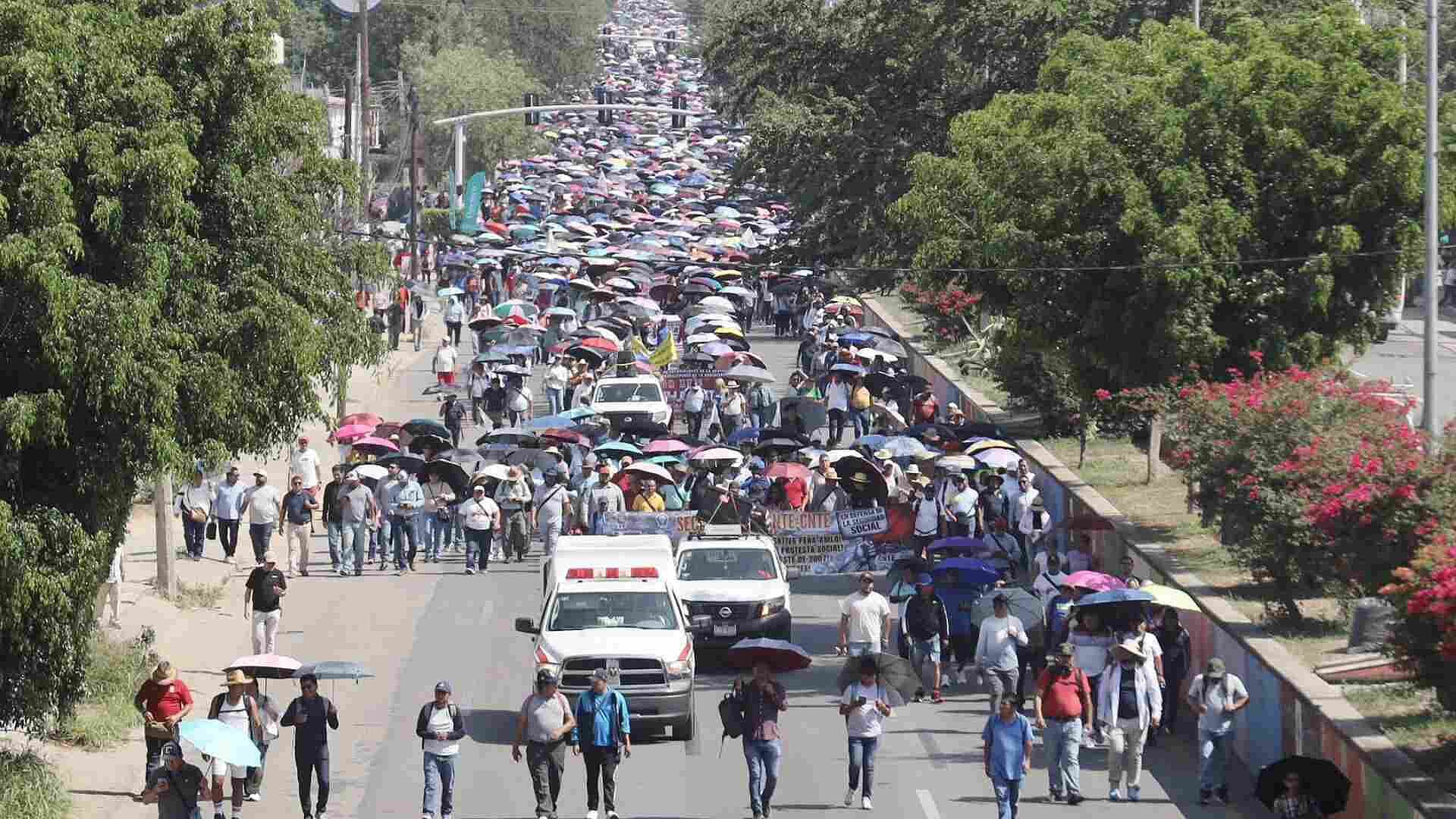 Plantón CNTE ¿Cuántos Alumnos de Oaxaca Se Quedan Sin Clases?
