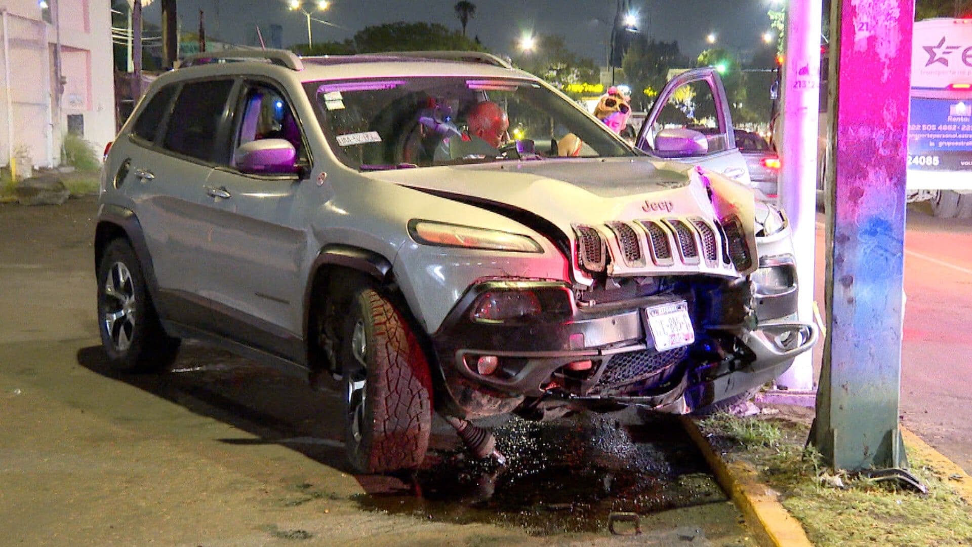 Accidente Camioneta 24 Sur Puebla Obra Mal Señalizada