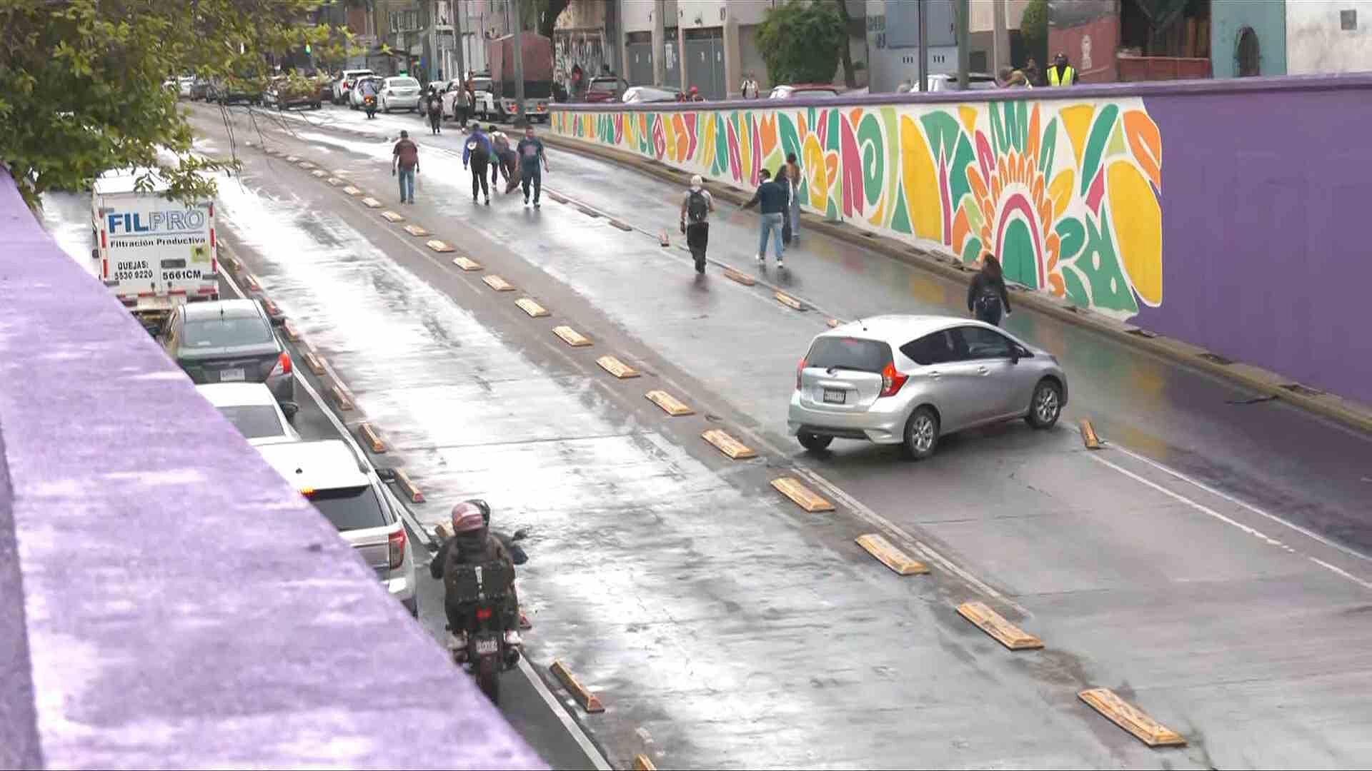 Siguen los Trabajos de Desazolve en Bajopuente de Xola por Inundaciones en CDMX