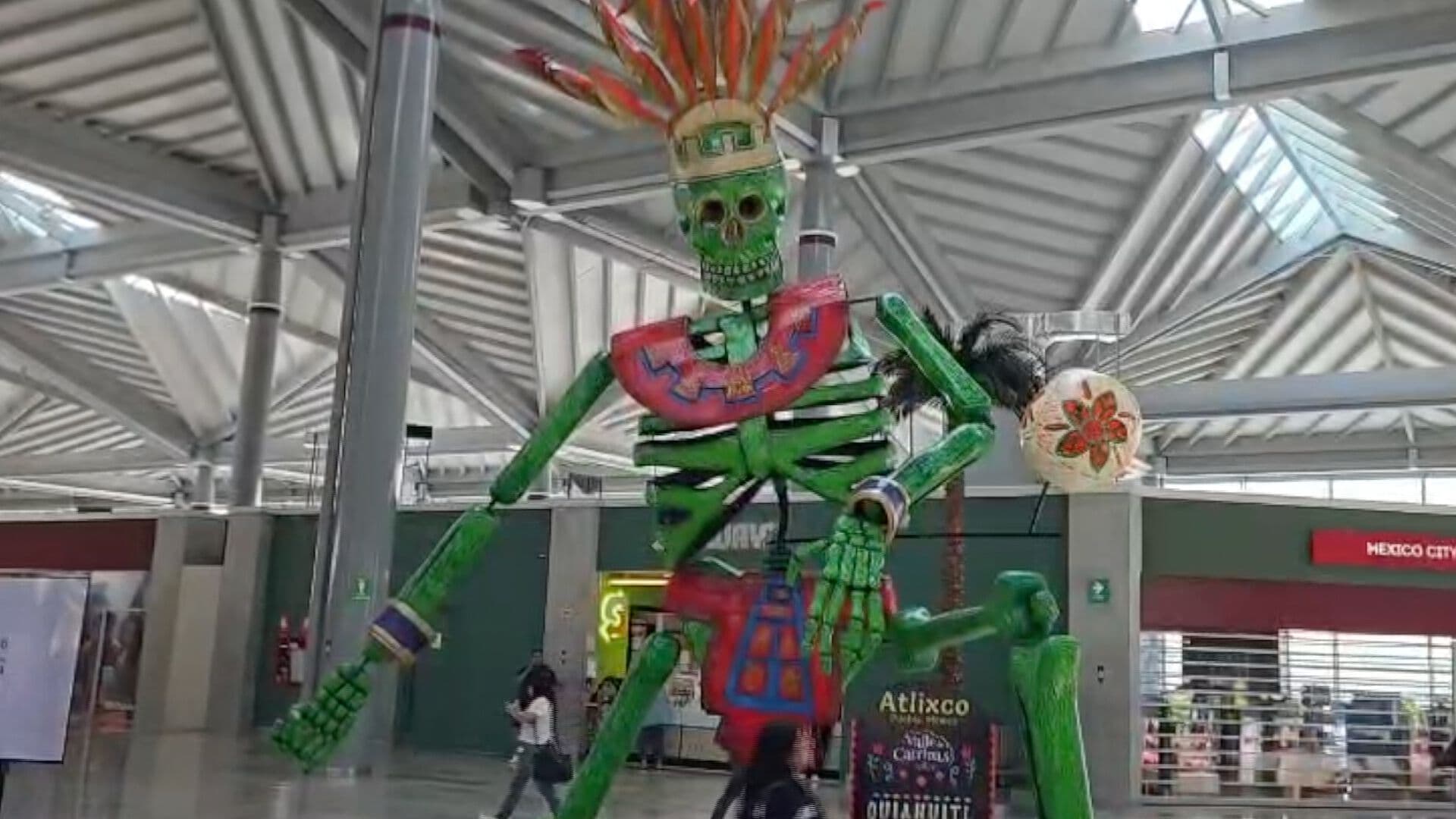 Exhibirán en el AIFA una Catrina Monumental Elaborada en Atlixco, Puebla