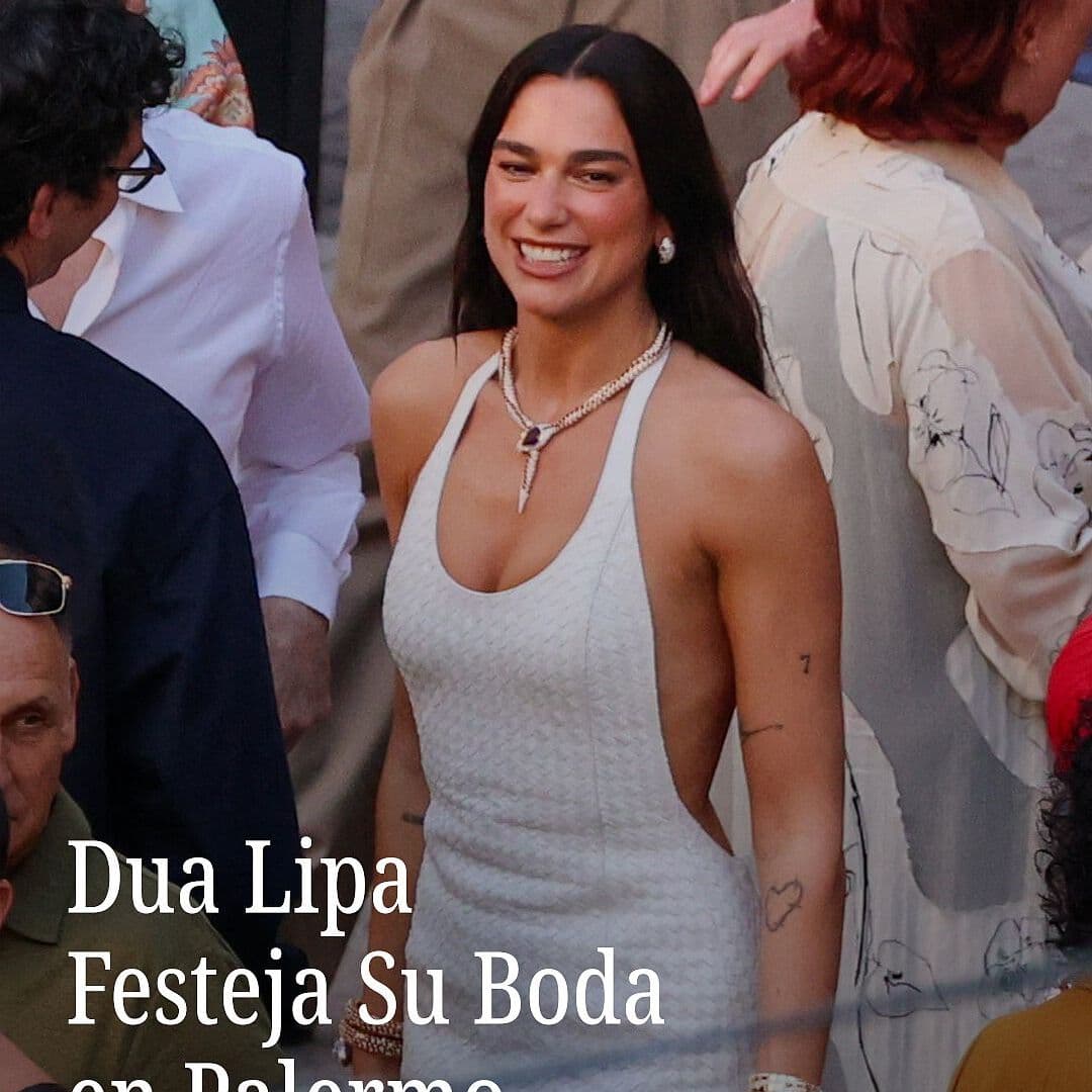 Dua Lipa Festeja su Boda En Palermo
