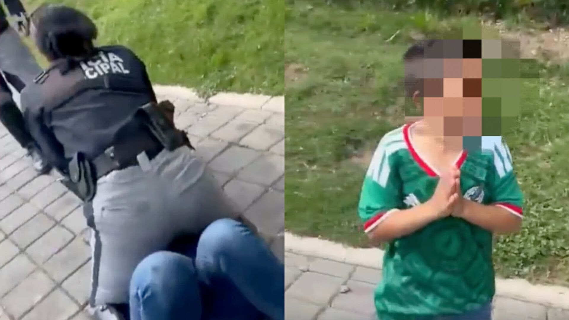 Niños Intentan Impedir el Arresto de su Madre Presuntamente Alcoholizada en Puebla