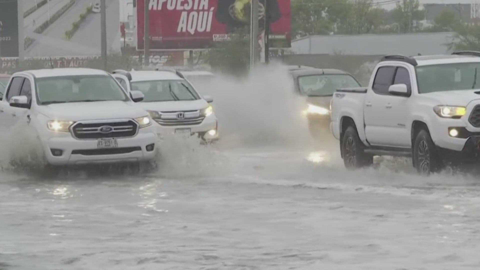 Fuertes Lluvias Azotan a Coahuila este Lunes 15 de Junio