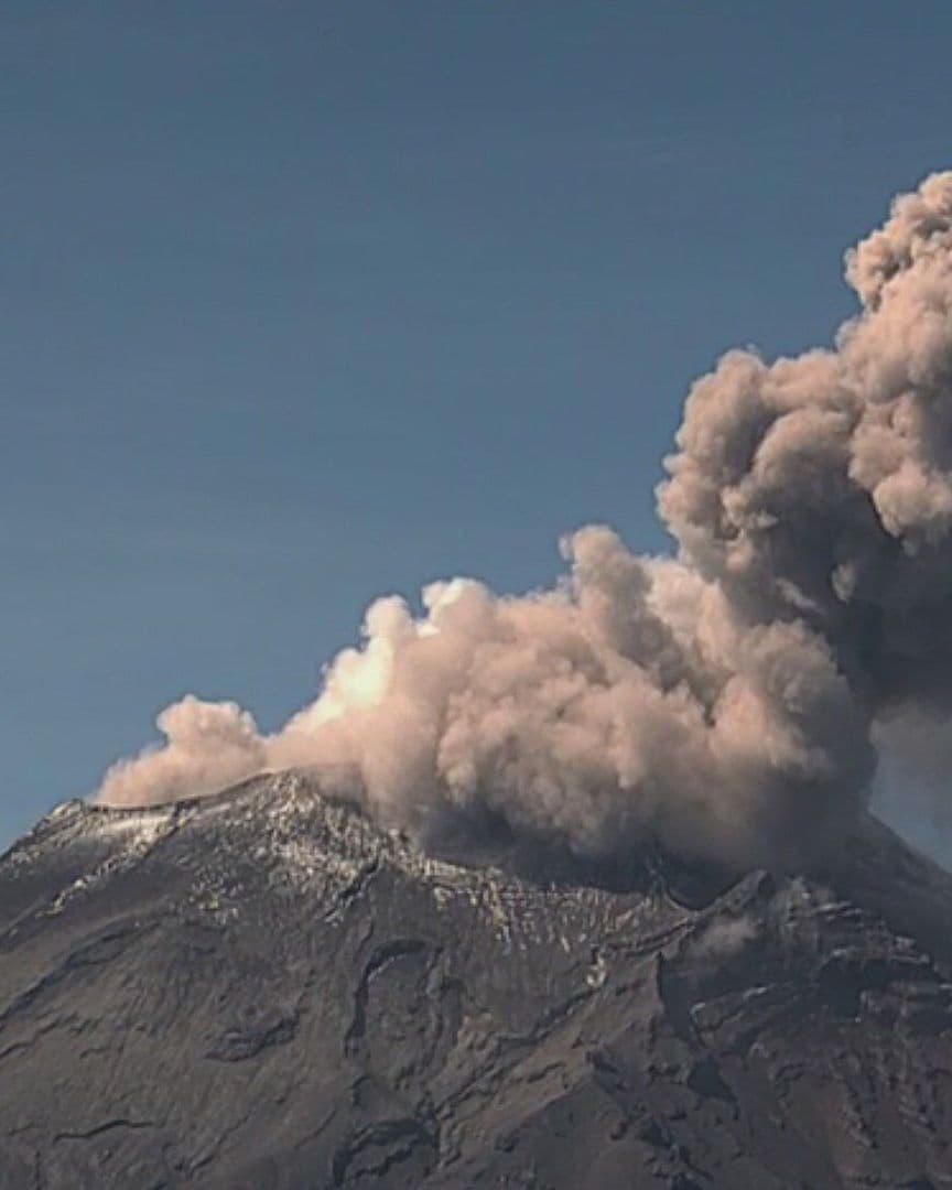 Popocatépetl En Vivo: Impresionante Exhalación Sorprende Este 23 de Junio