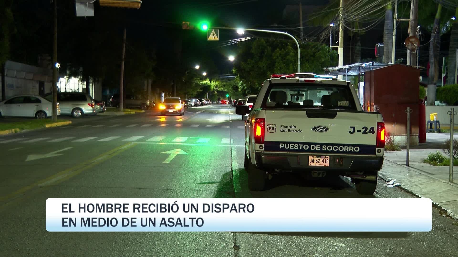Hombre es Herido de Bala Durante Intento de Asalto en Guadalajara