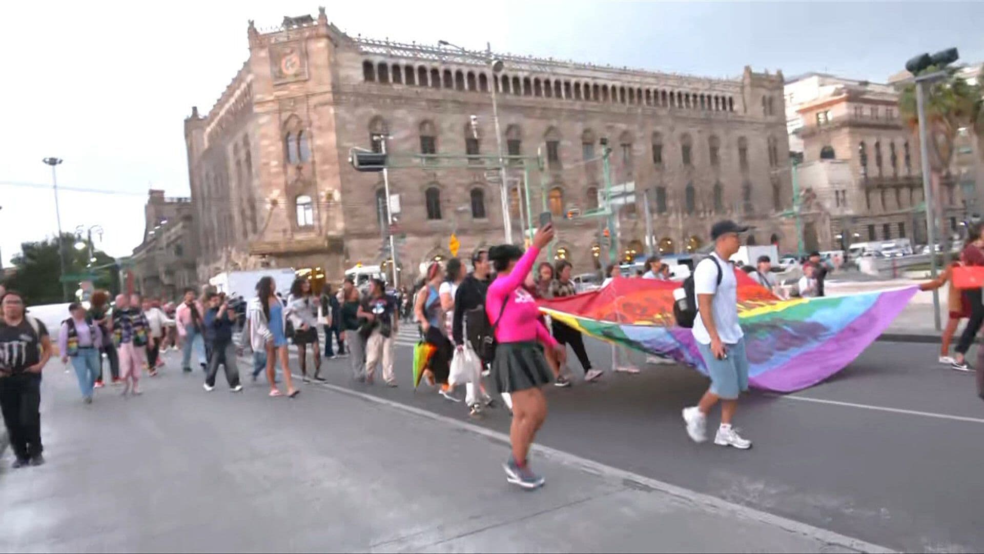 Colectivas Trans Marchan a Reforma para Denunciar Agresiones, CDMX
