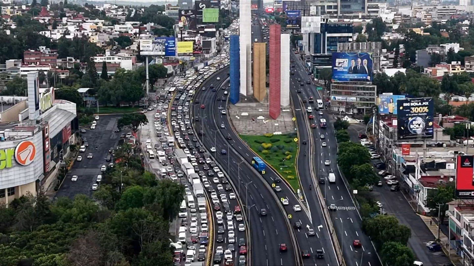 Bloqueo HOY en Periférico: Desde el Aire; Así se ve el Caos por Cierre en Parque Naucalli