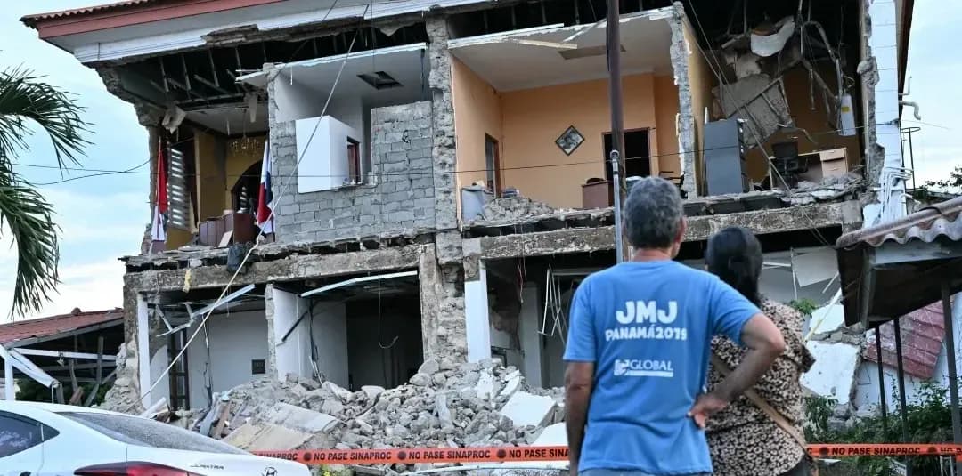 SP Consecuencias del terremoto en Panamá