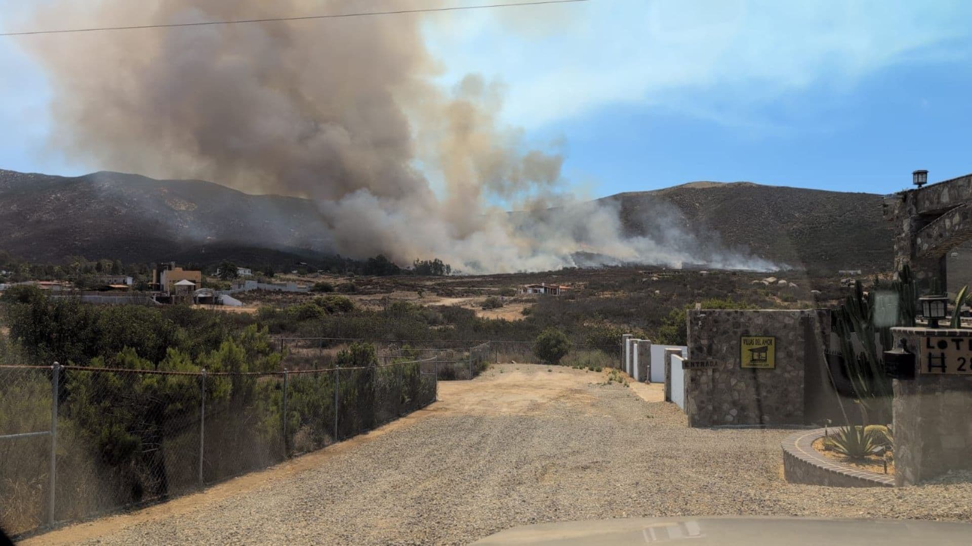 Controlan Cinco Incendios Forestales Registrados en Ensenada Durante el Fin de Semana