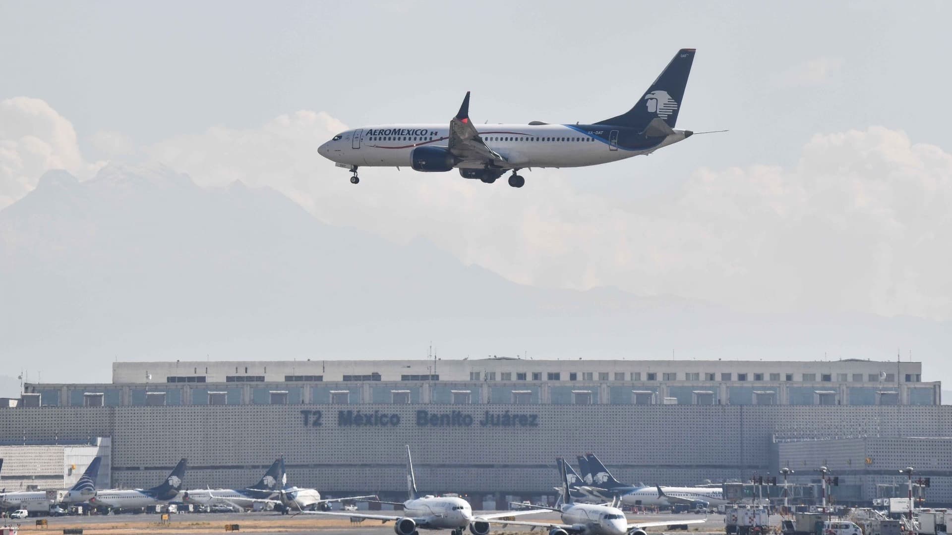 Avión de Aeroméxico