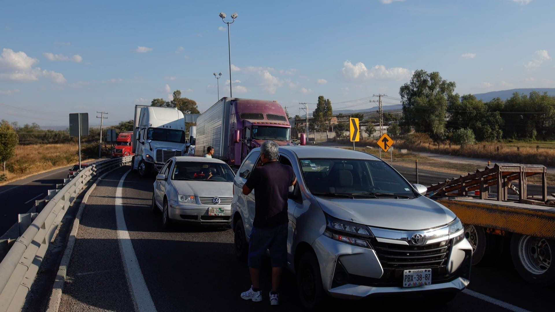 Bloqueo en carreteras