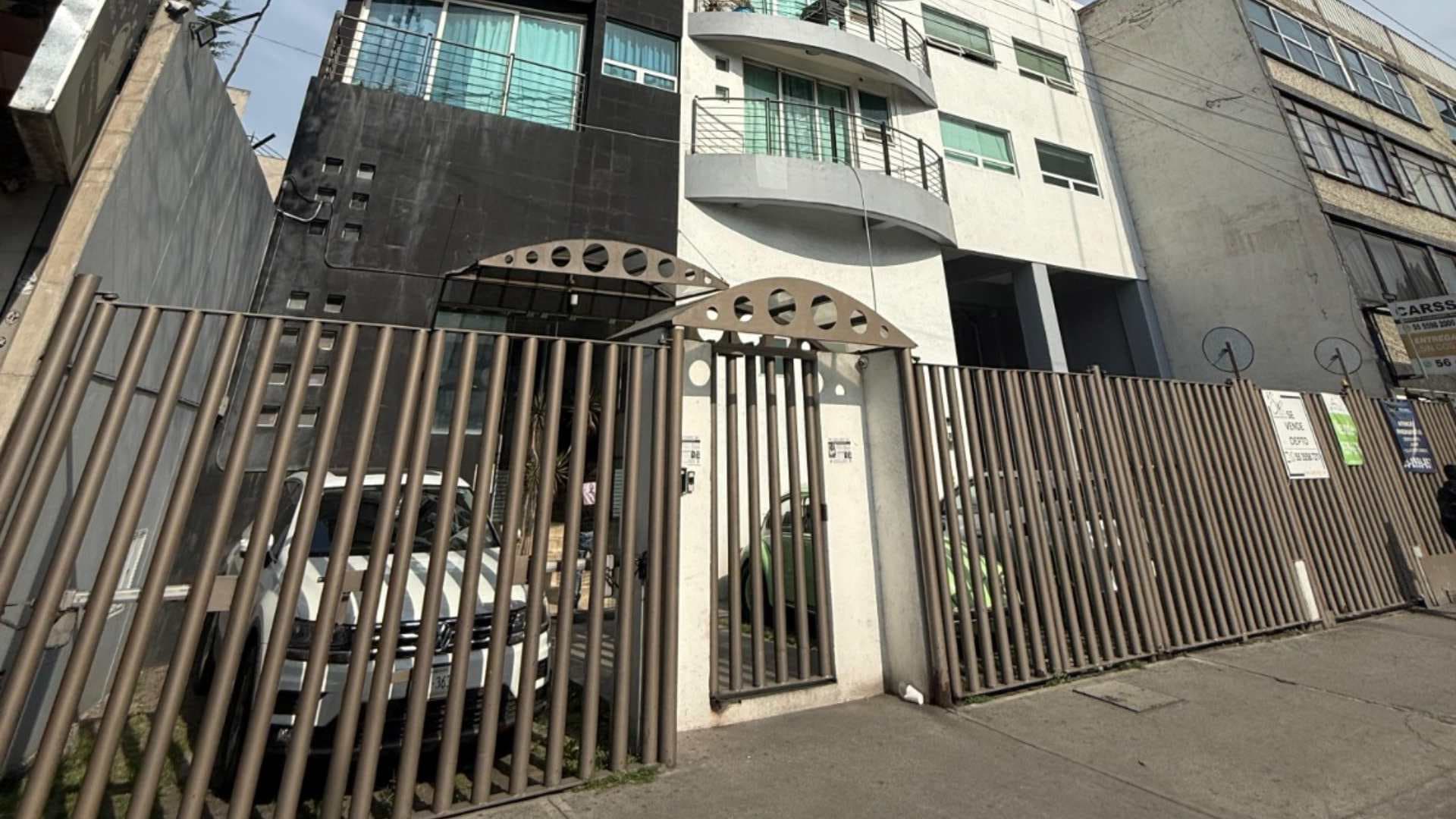 Edificio donde fue hallado el cuerpo de Edith Guadalupe Valdés Zaldívar
