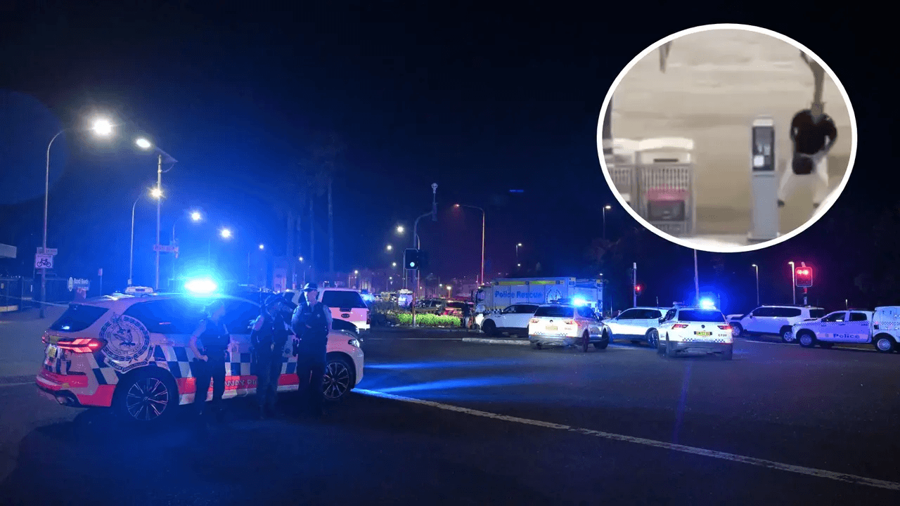 Las imágenes que circulan en redes sociales muestran al hombre que ha sido calificado como héroe. Fotos: Reuters