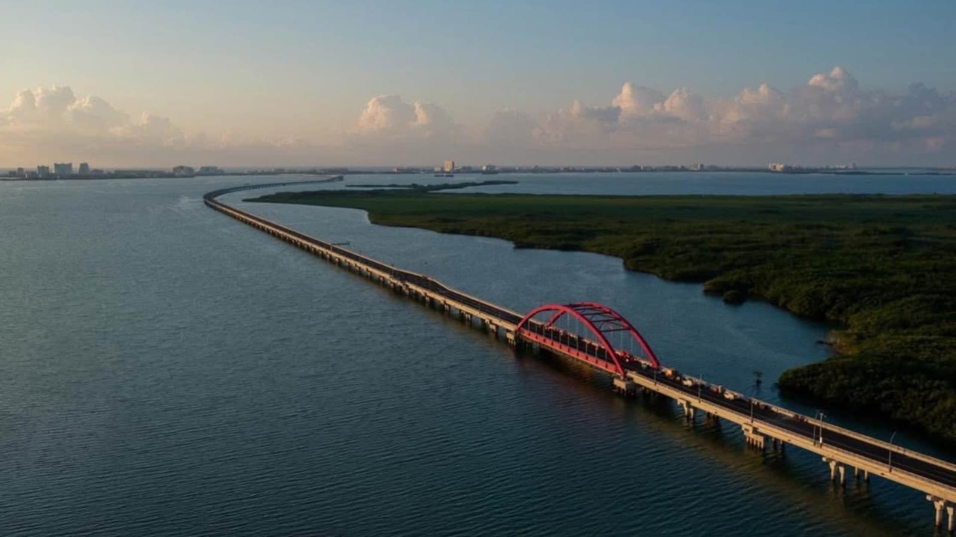 Claudia Sheinbaum Inaugura Puente Nichupté en Quintana Roo