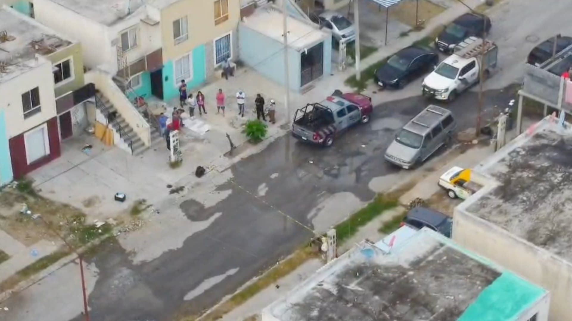 Policía de García en colonia Valle de Lincoln