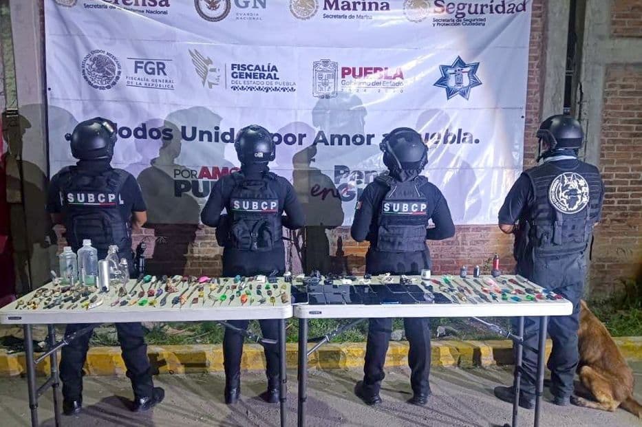 Descubren Puntas Hechizas y Armas Punzocortantes entre Pertenencias de Reos del Cereso de Puebla
