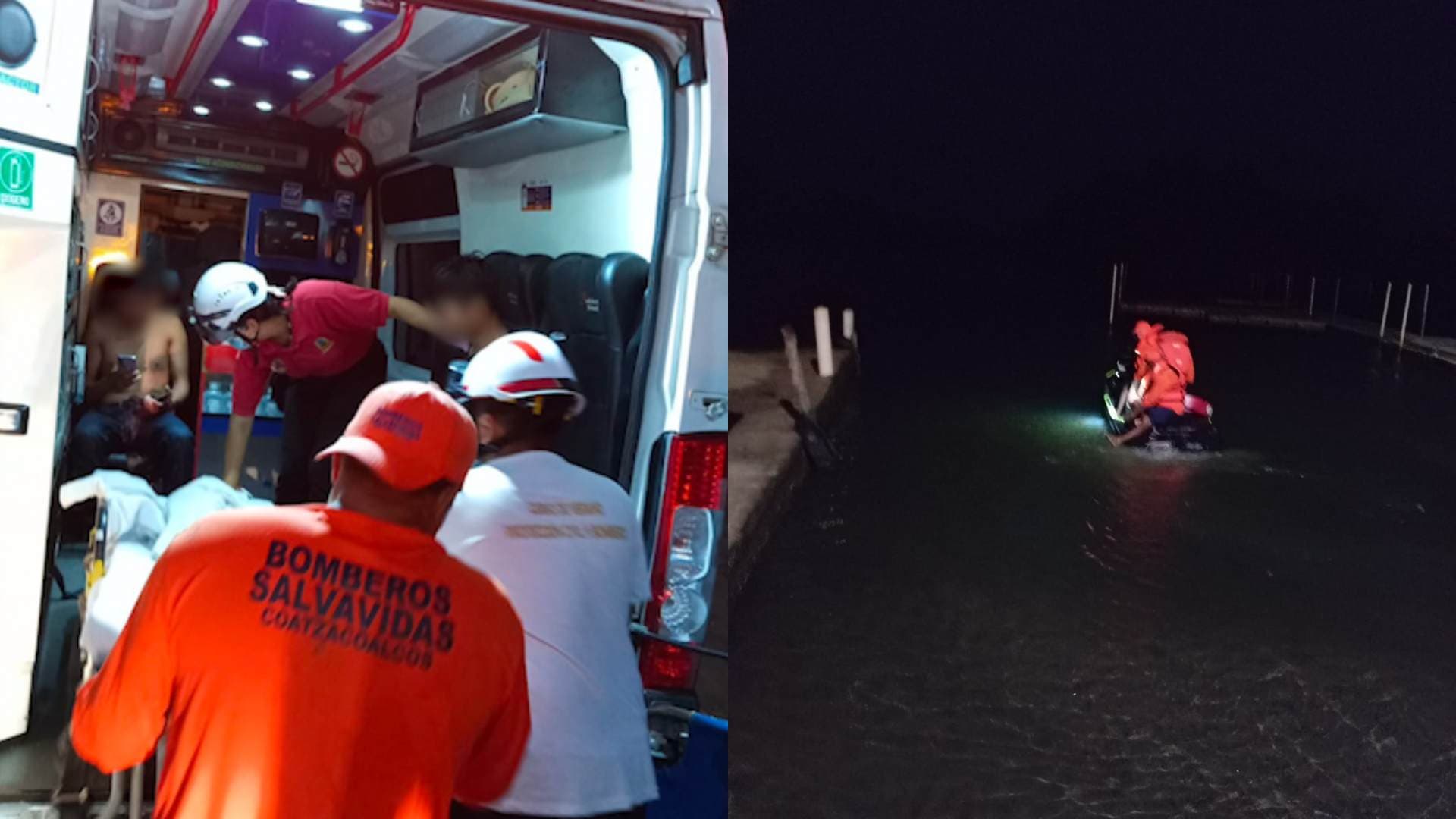 Rescatan a jóvenes