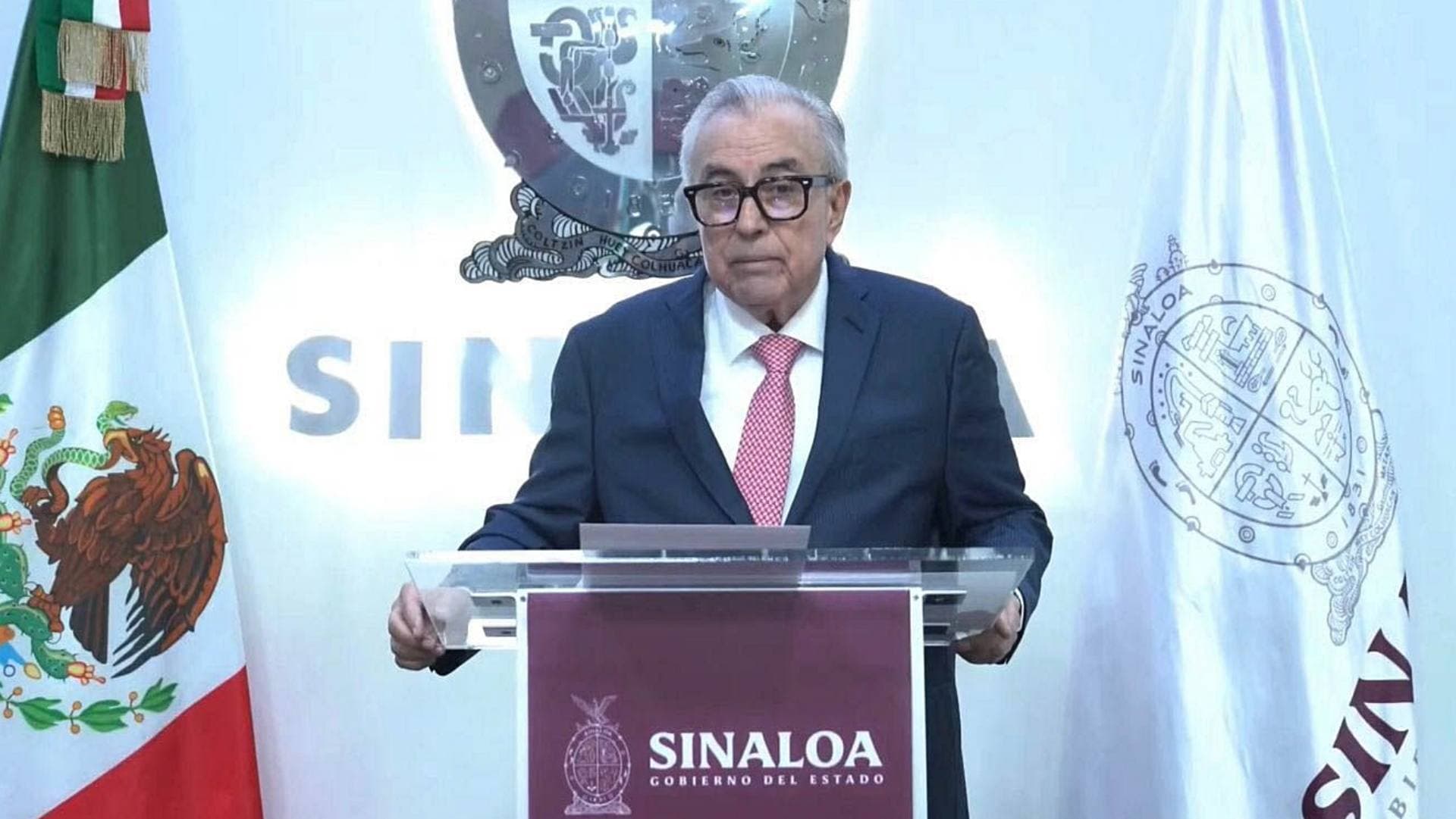 Rubén Rocha Moya informa que solicitó licencia temporal ante el Congreso del Estado, el 1 de mayo 2026.
