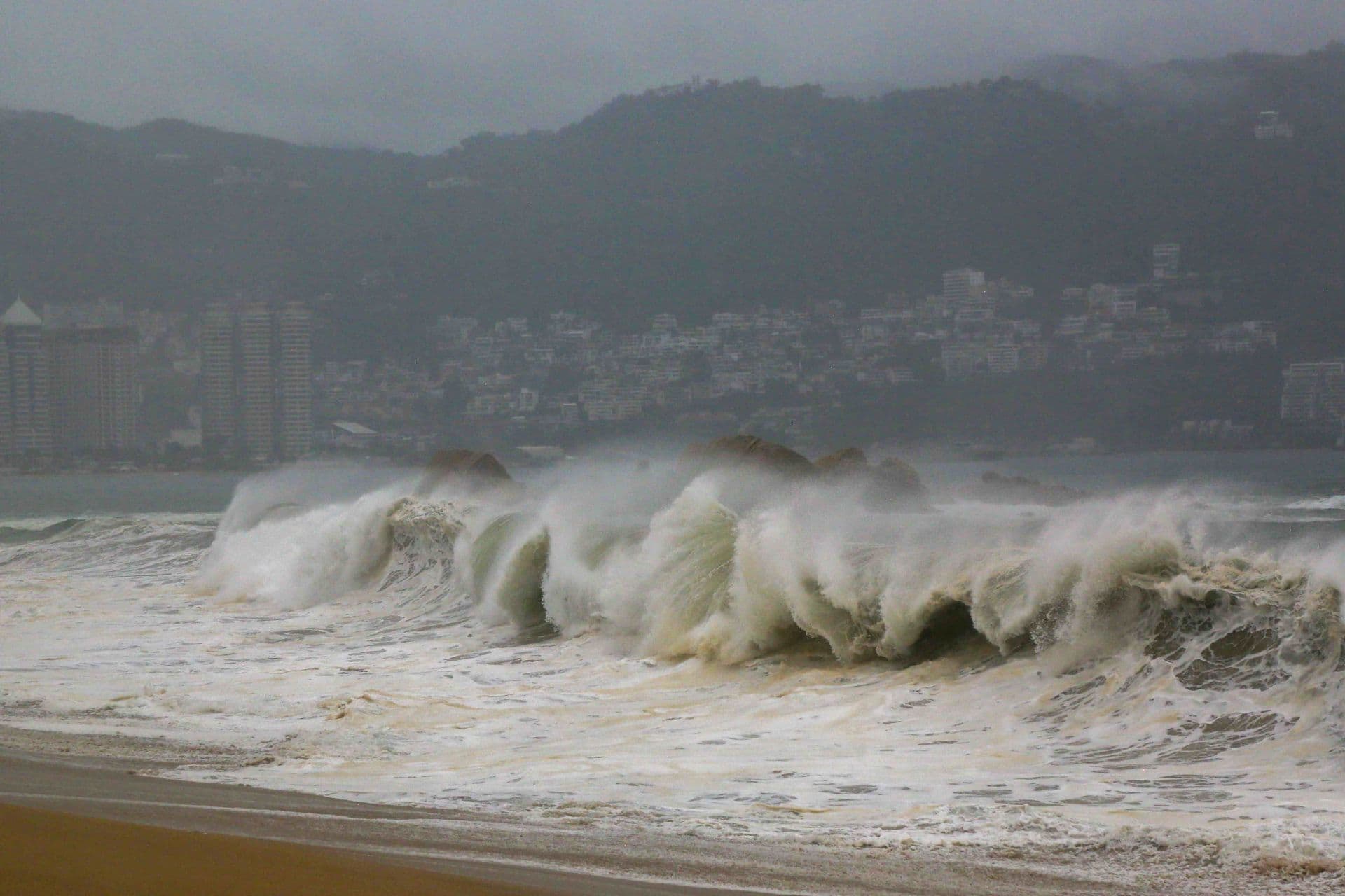 Efectos de la tormenta tropical Boris, en Acapulco