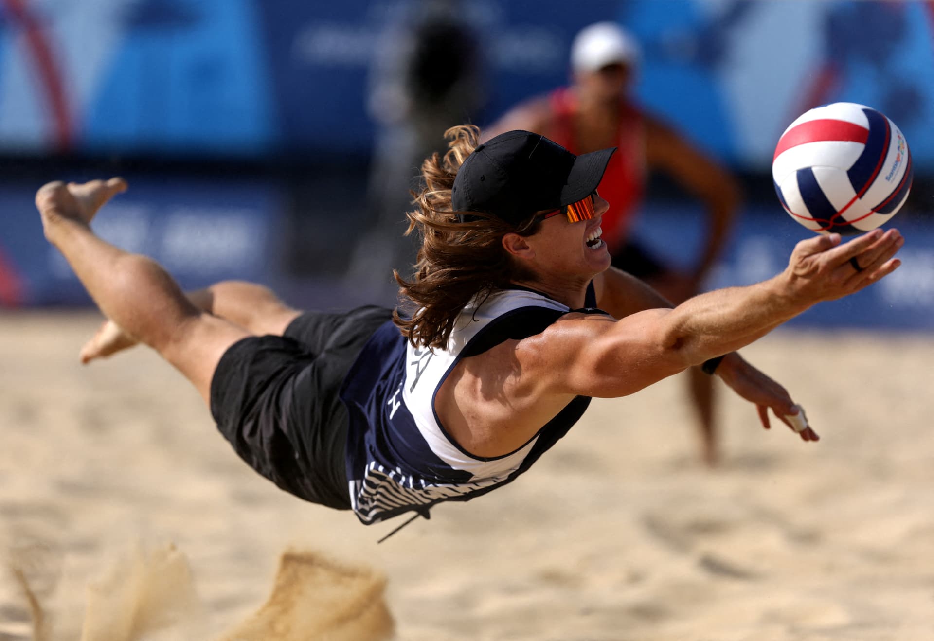Partido de voleibol de playa