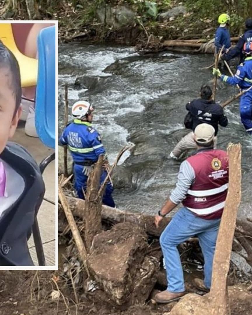Liam Tadeo Menor de Edad Desaparecido por Lluvias Octubre Huauchinango Puebla