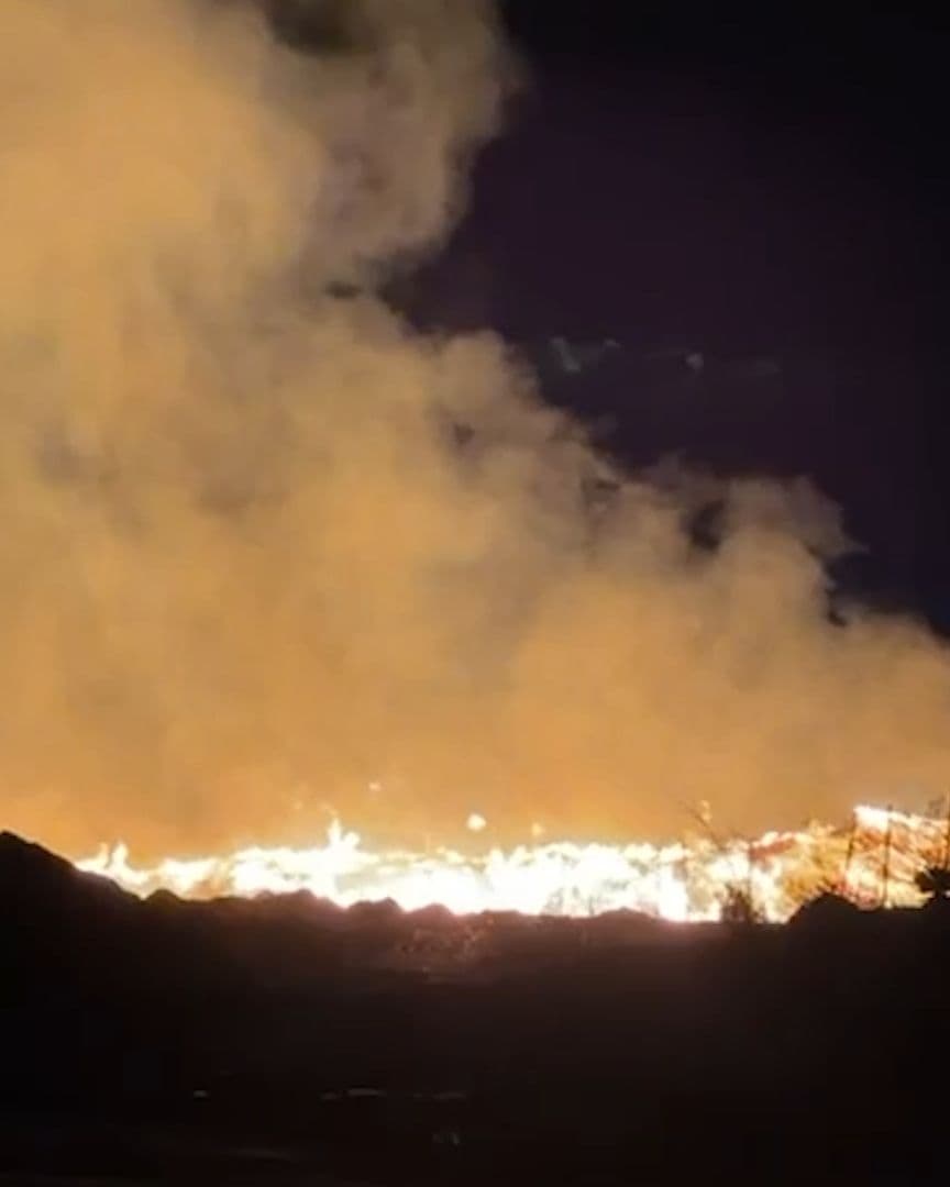 Fuerte Incendio en Empresa Procesadora de Aserrín Moviliza a Bomberos en Zona Este de Tijuana