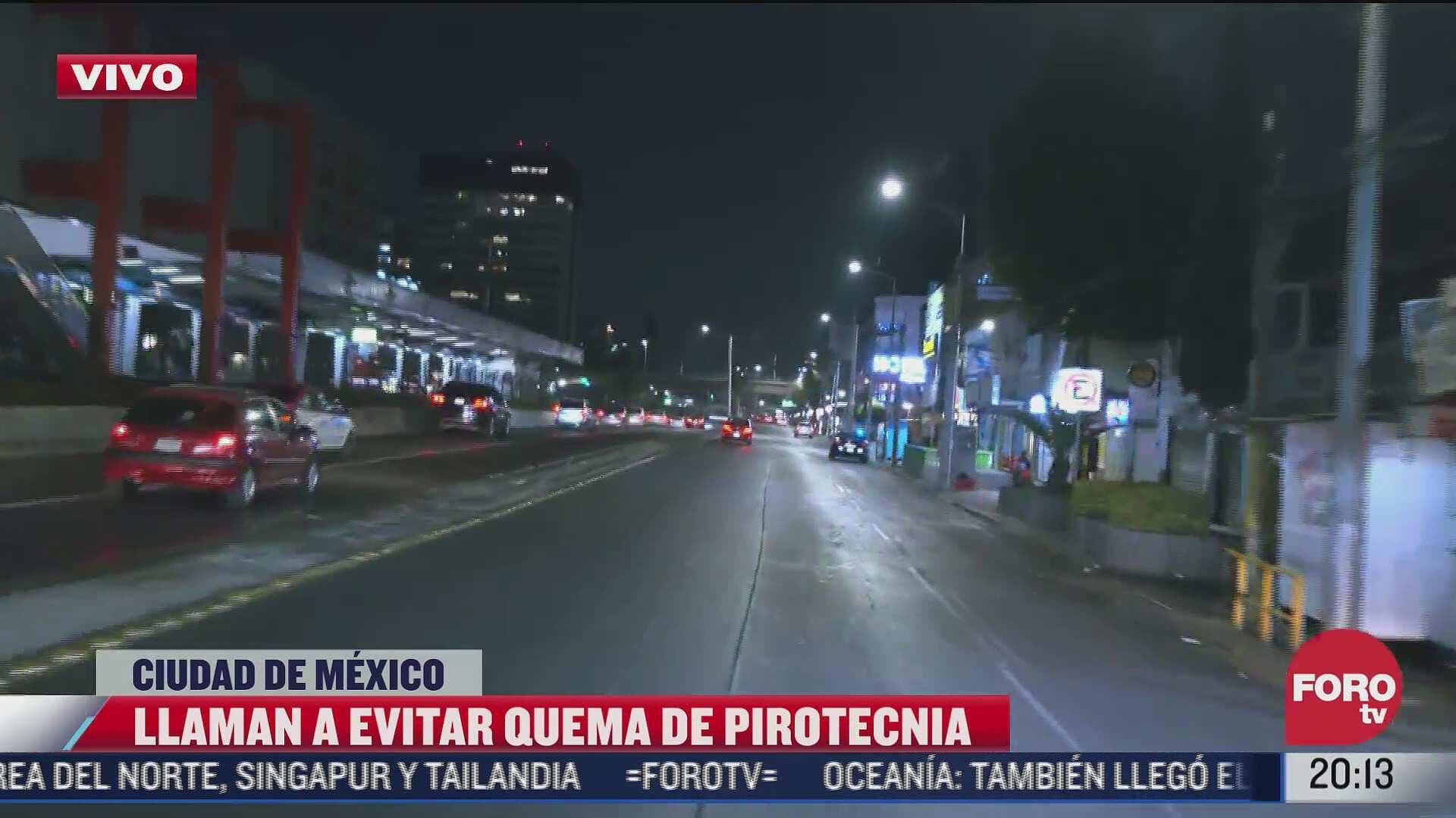 Comisión Ambiental de la Megalópolis llama a no quemar pirotecnia