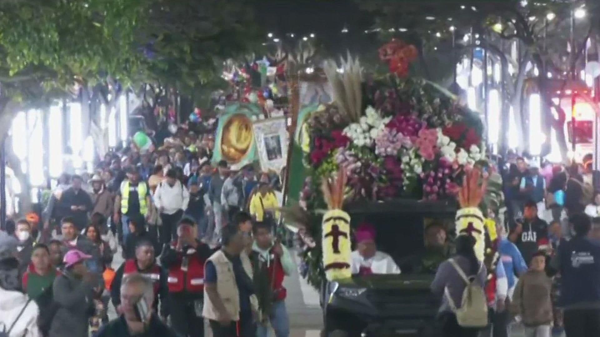 ¿Circulas por la Basílica de Guadalupe? Llegan Miles de Peregrinos de Tenancingo, Edomex