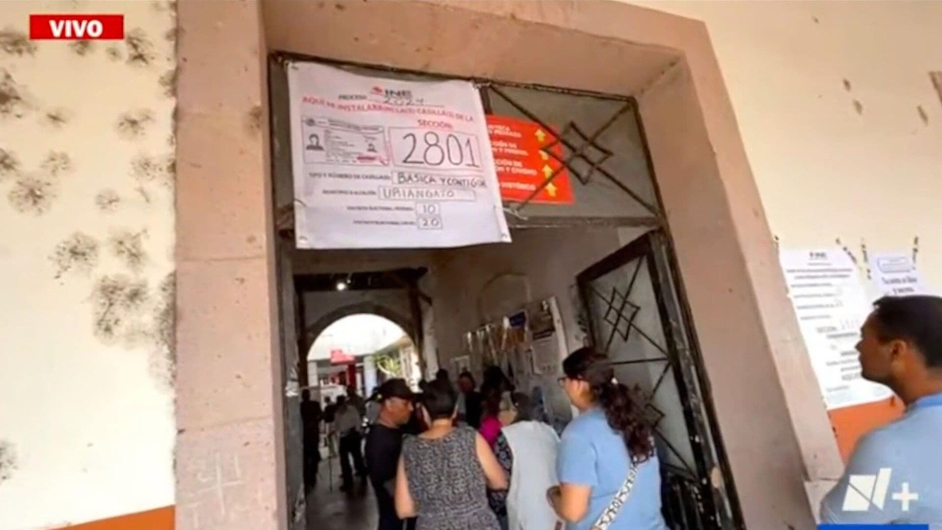 En Uriangato Comenzaron las Votaciones en la Zona Centro Sin Retrasos