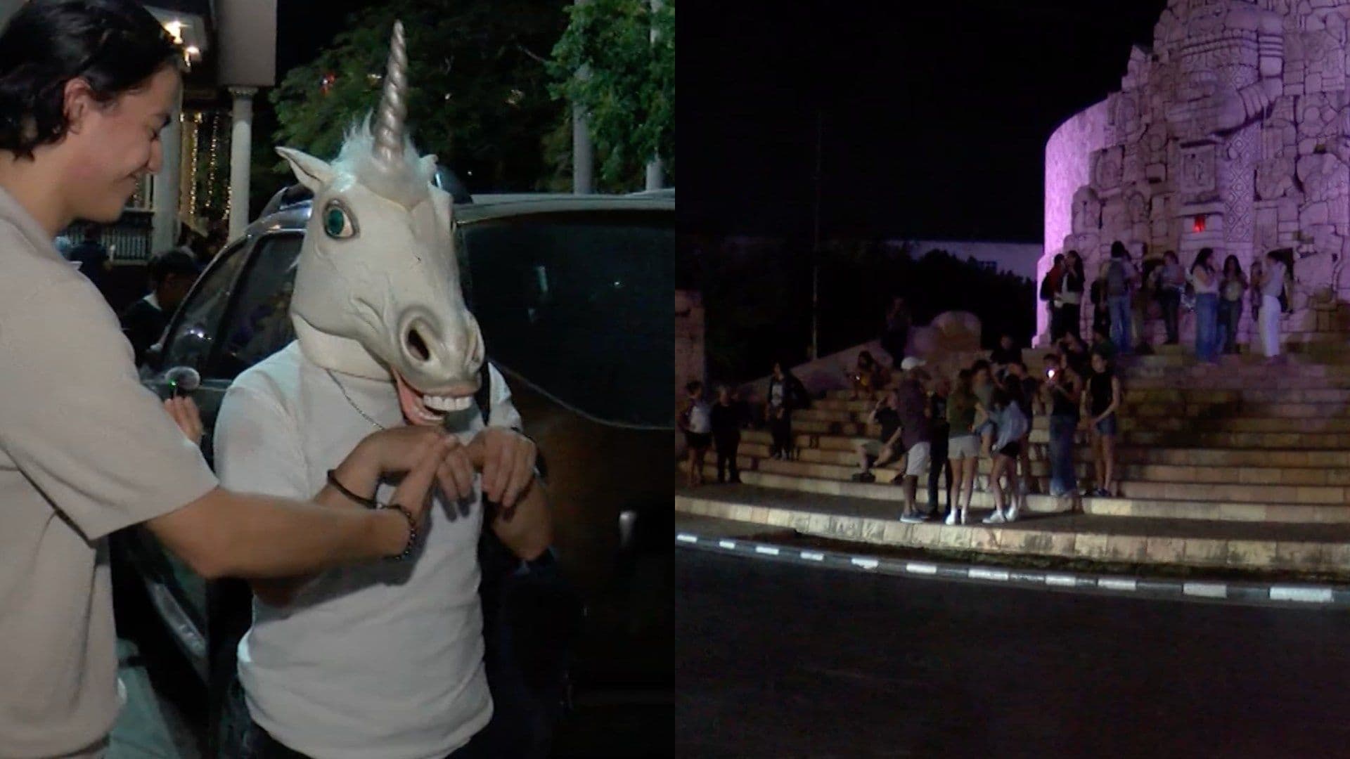 Mujer Agrede Lanzando Huevos y Croquetas a Grupo de Therians en Evento de Mérida; Fue Detenida