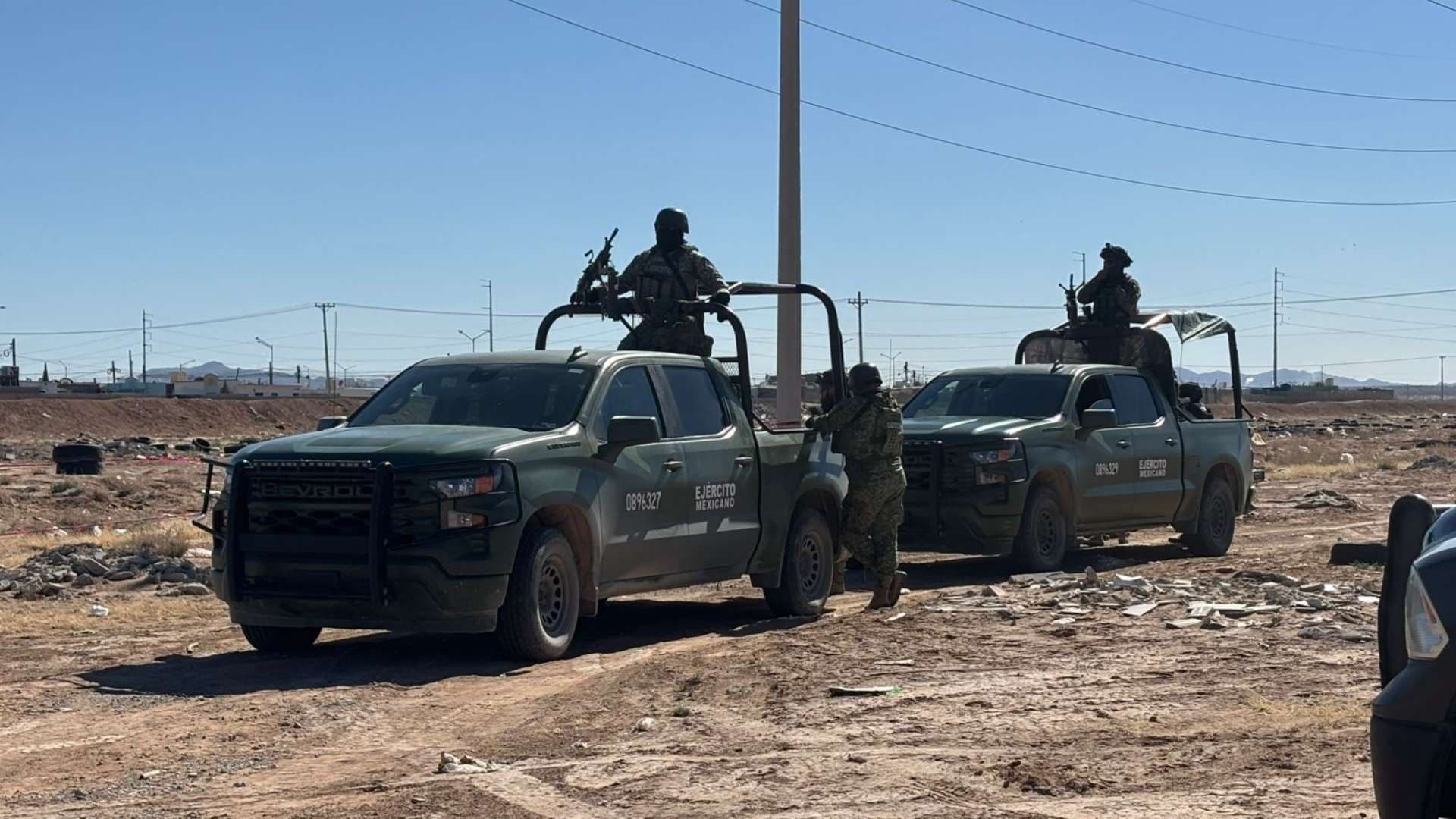 Hallan Cuerpo Enterrado en Terreno Baldío de la Colonia Tierra Nueva en Ciudad Juárez