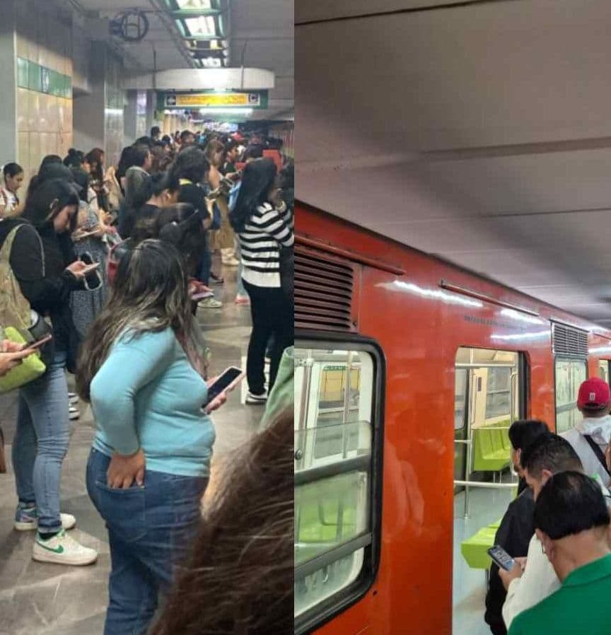 Línea 8 del Metro hoy 21 de febrero 2026. Foto: Metro CDMX