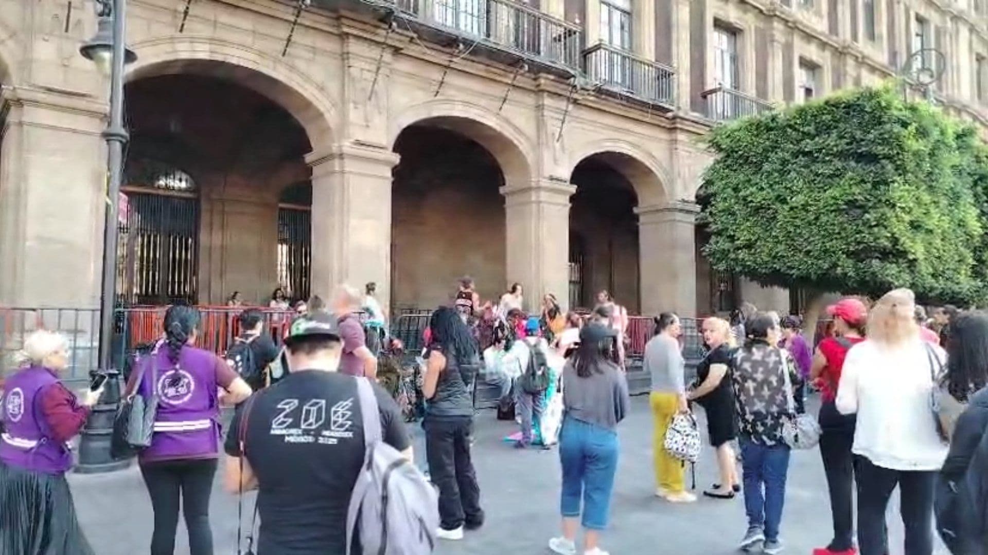 ¿Qué Pasó en el Zócalo CDMX Hoy? Manifestantes Trans Realizan Destrozos en Edificios Públicos