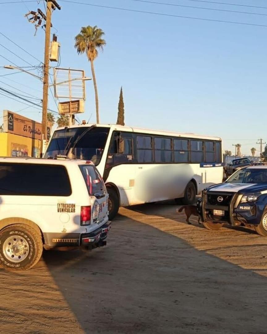 Mujer Sufre Fractura tras Ser Atropellada por Camión de Personal en San Vicente