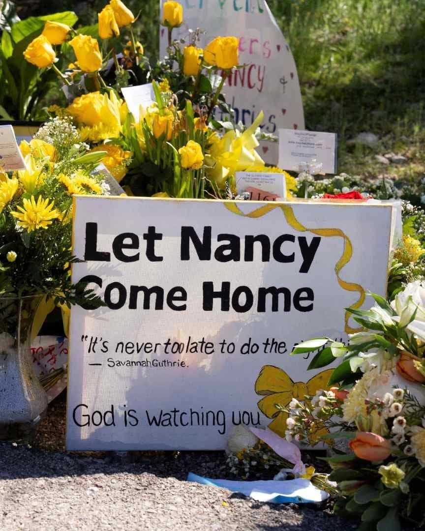 Familia Nancy Guthrie ofrece recompensa