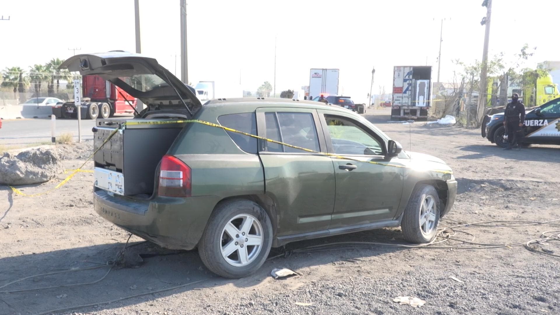 Detienen a Cinco por Robar Tráiler Cargado con Refrigeradores Nuevos en Escobedo, Nuevo León