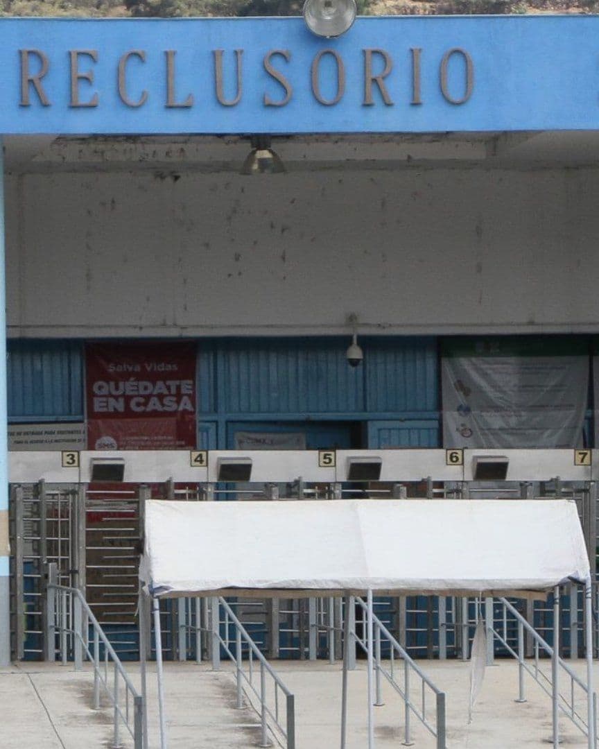 Un agujero de 20 centímetros fue localizado en una de las paredes del Reclusorio Sur, en CDMX